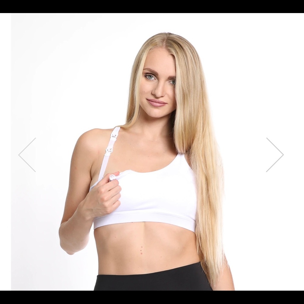SWEAT AND MILK OCÉANE NURSING/YOGA SPORTSBRA SM